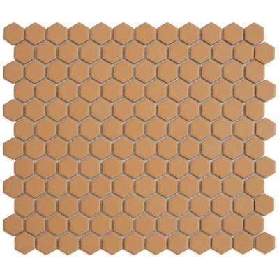 Mozaiek Tegel Hexagon 26x30 cm Mat Tuscany Gold The Mosaic Factory Mozaiek Tegel Hexagon 26x30 cm Mat Tuscany Gold The Mosaic Factory