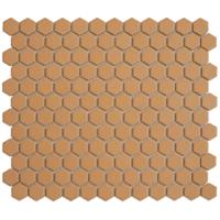 Mozaiek Tegel Hexagon 26x30 cm Mat Tuscany Gold The Mosaic Factory - thumbnail