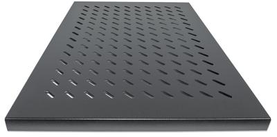 Intellinet 712545 19 inch 1 HE Vast inbouw Geschikt voor kastdiepte: vanaf 1000 mm Zwart