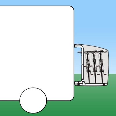 Ds Covers fietsdragerhoes star zonder gevarenbordhouder zwart