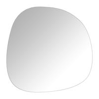 Spiegel organisch - zilverkleurig - 50x50 cm - thumbnail
