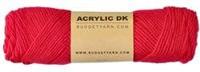 Budget Yarn Acrylic DK 033 Raspberry - thumbnail