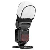 Walimex universele stofdiffuser (geschikt voor compacte flits, max. Omtrek: ca. 25 cm)., Single, zwart, wit - thumbnail