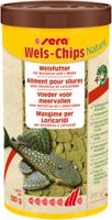 Sera Wels-Chips Nature 1000ml (380g) - Natuurlijke Voeding voor Ancistrus & L-meervallen - thumbnail