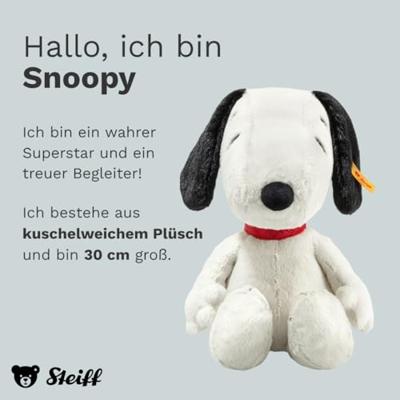 Snoopy knuffel 30 cm STEIFF wit