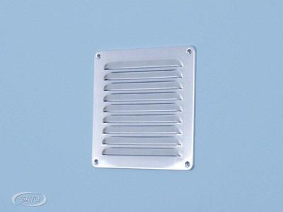 Schoepenrooster aluminium grijs RAL 7016