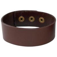 LGT JWLS Verstelbare Leren Armband in Bruin - Vintage - thumbnail