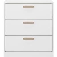 DREAM Ladekast met 3 laden - Spaanplaat - Wit decor - L79,7 x H87,8 x D43,8 cm - thumbnail