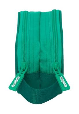 Pennenetui met 2 vakken Real Betis Balompié Groen 21 x 8 x 6 cm