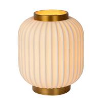 Lucide GOSSE - Tafellamp - Ø 19,5 cm - 1xE14 - Wit - thumbnail