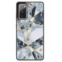 Samsung Galaxy S20 FE hoesje - Abstract marmer blauw - thumbnail