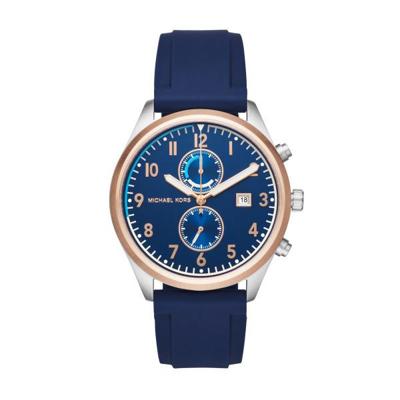 Horlogeband Michael Kors MK8573 Silicoon Blauw 22mm Horlogeband Michael Kors MK8573 Silicoon Blauw 22mm