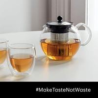bodum ASSAM F/INOX 1.5 Liter Theekoker Transparant, Zwart - thumbnail