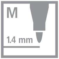 Stabilo Pen 68 metallic tin-box 6 stuks - thumbnail