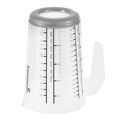 Keeeper Maatbeker anti-slip 1,5L grijs