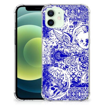 Extreme Case iPhone 12 Mini Angel Skull Blauw Extreme Case iPhone 12 Mini Angel Skull Blauw