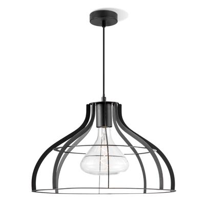 Light depot - hanglamp Blank 25 - zwart - Outlet