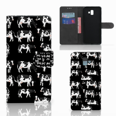 Samsung Galaxy J6 Plus (2018) Telefoonhoesje met Pasjes Koetjes Samsung Galaxy J6 Plus (2018) Telefoonhoesje met Pasjes Koetjes