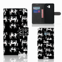 Samsung Galaxy J6 Plus (2018) Telefoonhoesje met Pasjes Koetjes - thumbnail