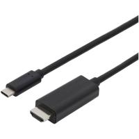 Digitus AK-300330-050-S USB-C-displaykabel USB-C / HDMI Adapterkabel USB-C stekker, HDMI-A-stekker 5.00 m Zwart Afgeschermd, Afgeschermd (dubbel) - thumbnail