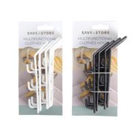 Hakenset voor kledinghanger 4-delig - thumbnail