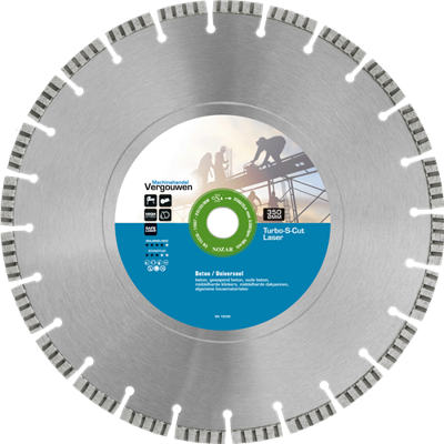 VG diamantzaag 350/25.4mm Laser Turbo-S-Cut