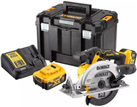 DeWALT DCS565P2 Accu cirkelzaag 165mm 18V XR 5.0Ah in TSTAK - thumbnail
