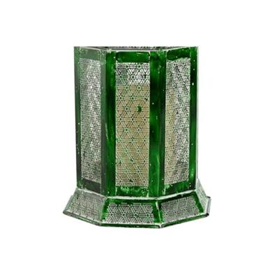 Lantaarns Home ESPRIT Groen Metaal Orientaals 23 x 23 x 57 cm (2 Onderdelen) Lantaarns Home ESPRIT Groen Metaal Orientaals 23 x 23 x 57 cm (2 Onderdelen)