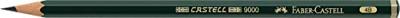Potlood Faber-Castell 9000 Ecologisch Zeshoekig 4B (12 Stuks)