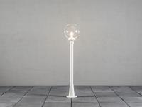 Tuinpaal Konstsmide Orion 498-250 mat wit 230V 1-lichts 118cm - thumbnail