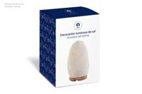 Bureaulamp DKD Home Decor Roze Zout Acacia 15 W 220 V 14 x 14 x 18 cm - thumbnail