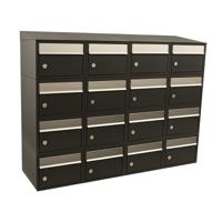 Stoer! Brickset 4-Breed, 4-Hoog Met Dak Zwart - 40215070_4x4d - thumbnail