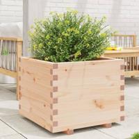 VidaXL Plantenbak 60x60x49,5 cm massief grenenhout - thumbnail