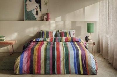 Oilily Oilily Dekbedovertrek Fiesta Lines Multi 200x200/220 cm