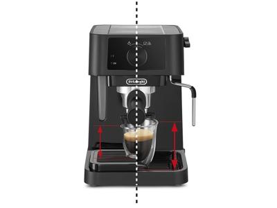 Espressomachine - DELONGHI - Stilosa EC230.BK - 1100 W - Stoompijpje - Zwart