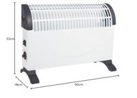 alpina Convectorkachel - elektrische verwarming - 1500W - thumbnail