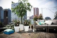 Elho loft urban rond weels bloempot 50 cm wit - thumbnail