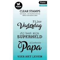 Studio Light • essentials clear stamp vaderdag - thumbnail