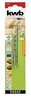 kwb 511904 Hout-spiraalboor 4 mm Gezamenlijke lengte 75 mm 1 stuk(s) - thumbnail