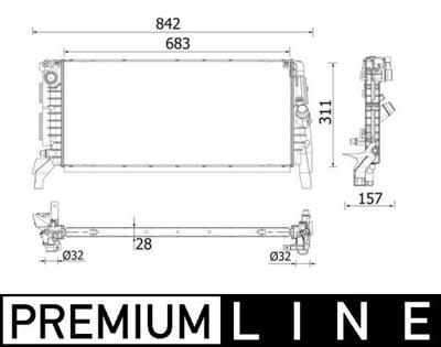 Radiateur CR2201000P