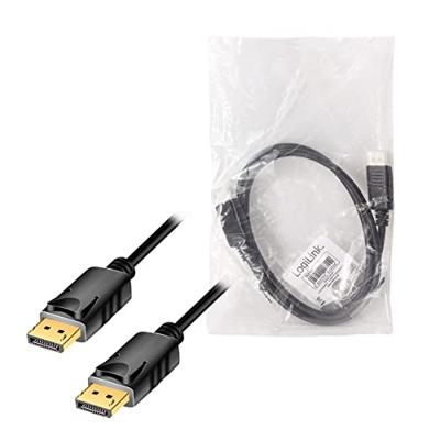 LogiLink CD0100 DisplayPort kabel 1 m Zwart
