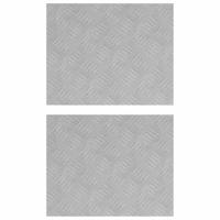 VidaXL Trap tread rechthoekig 2 pcs zilver 50 x 40 cm aluminium - thumbnail