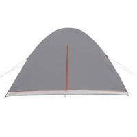 Tent 6-persoons 466x342x200 cm 185T taft grijs en oranje - thumbnail