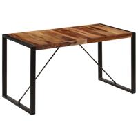 VidaXL Eettafel 140x70x75 cm massief acaciahout - thumbnail