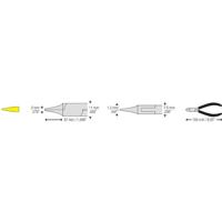 C.K T3783D ESD Naaldtang Recht 155 mm - thumbnail