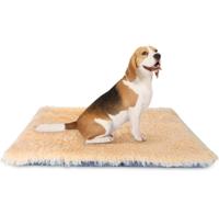 Nobleza Kleed voor hond en kat - Beige - Fluffy / pluche - 70x85 cm - thumbnail