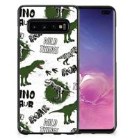 Back Cover voor Samsung Galaxy S10+ Dinosaurus - thumbnail