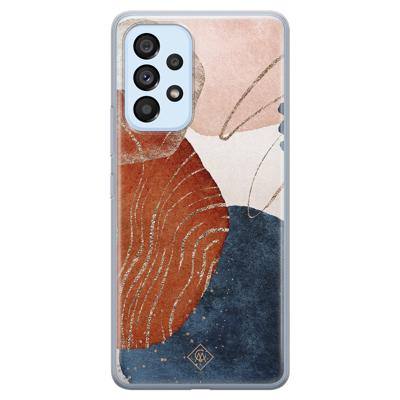 Samsung Galaxy A33 siliconen hoesje - Abstract terracotta