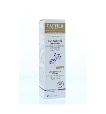 Cattier Oogcreme eclat de rose contour treatment 15 Milliliter