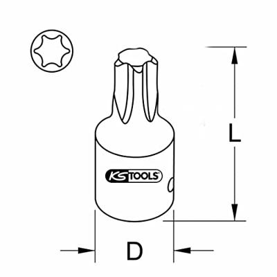 KS Tools 9110924 911.0924 Kracht-dopsleutelinzet - thumbnail